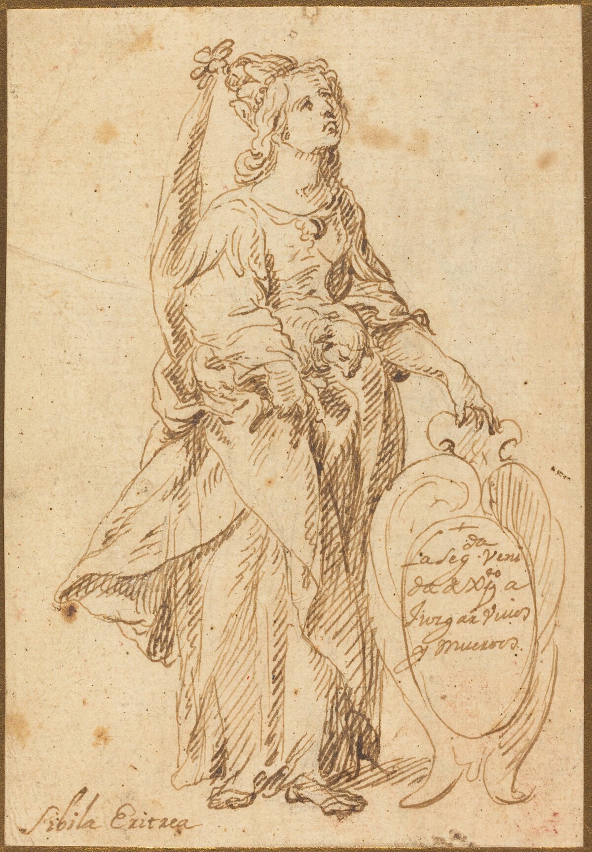 Eritrean Sibyl by Spanish 17th Century