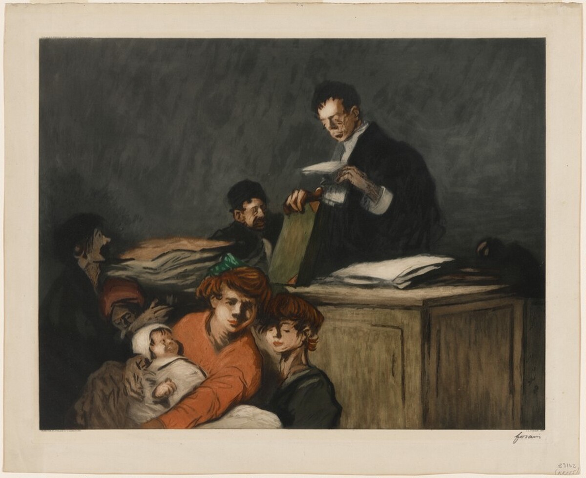 Avocat et Accusé (Counsel and Accused) by Jean-Louis Forain