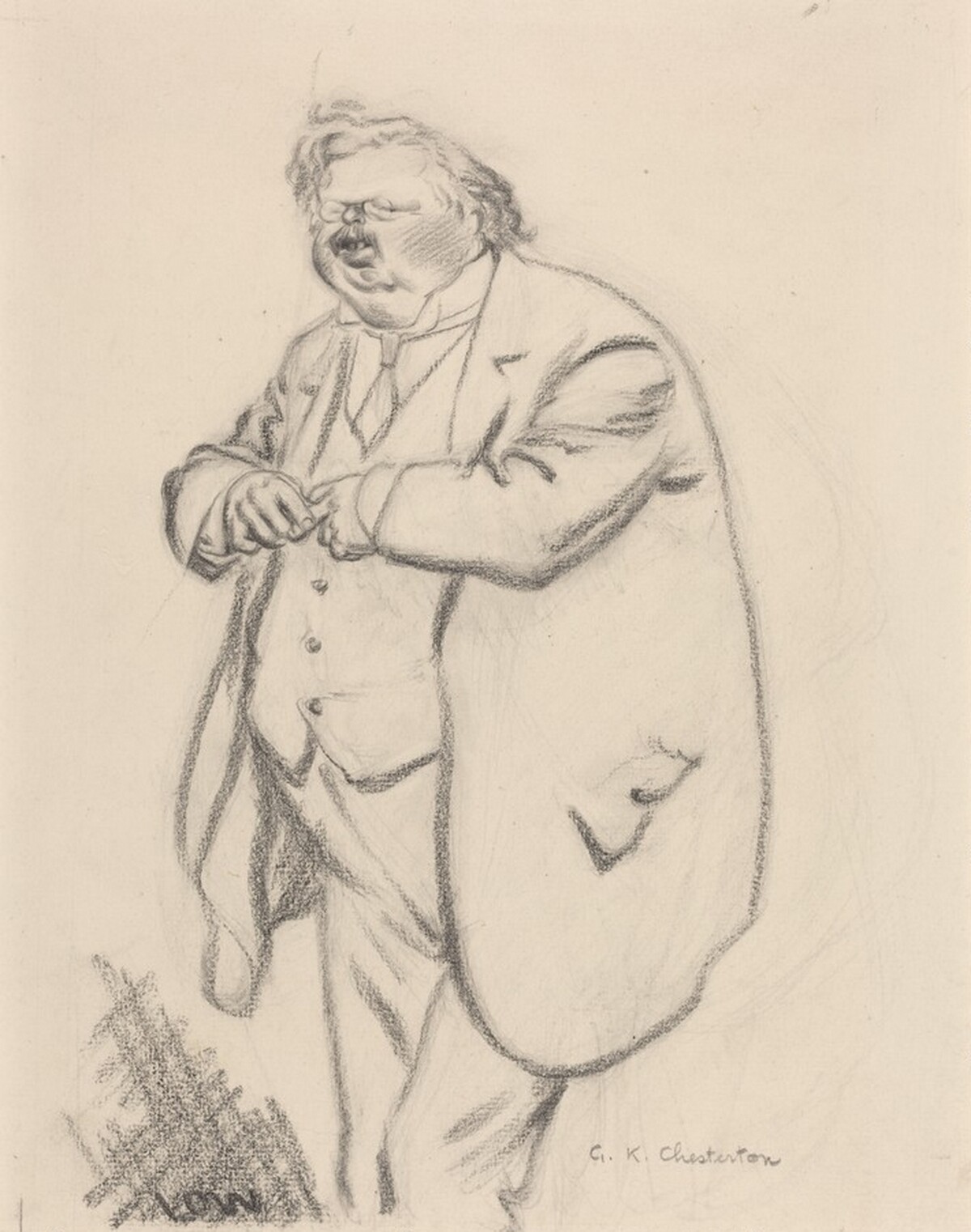 G.K. Chesterton by David Low