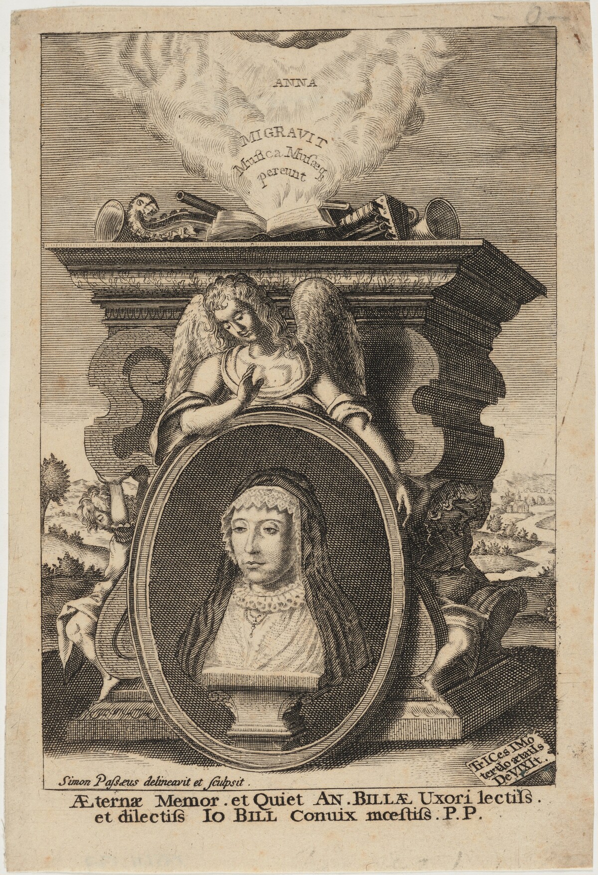 Anne Bill by after Simon de Passe