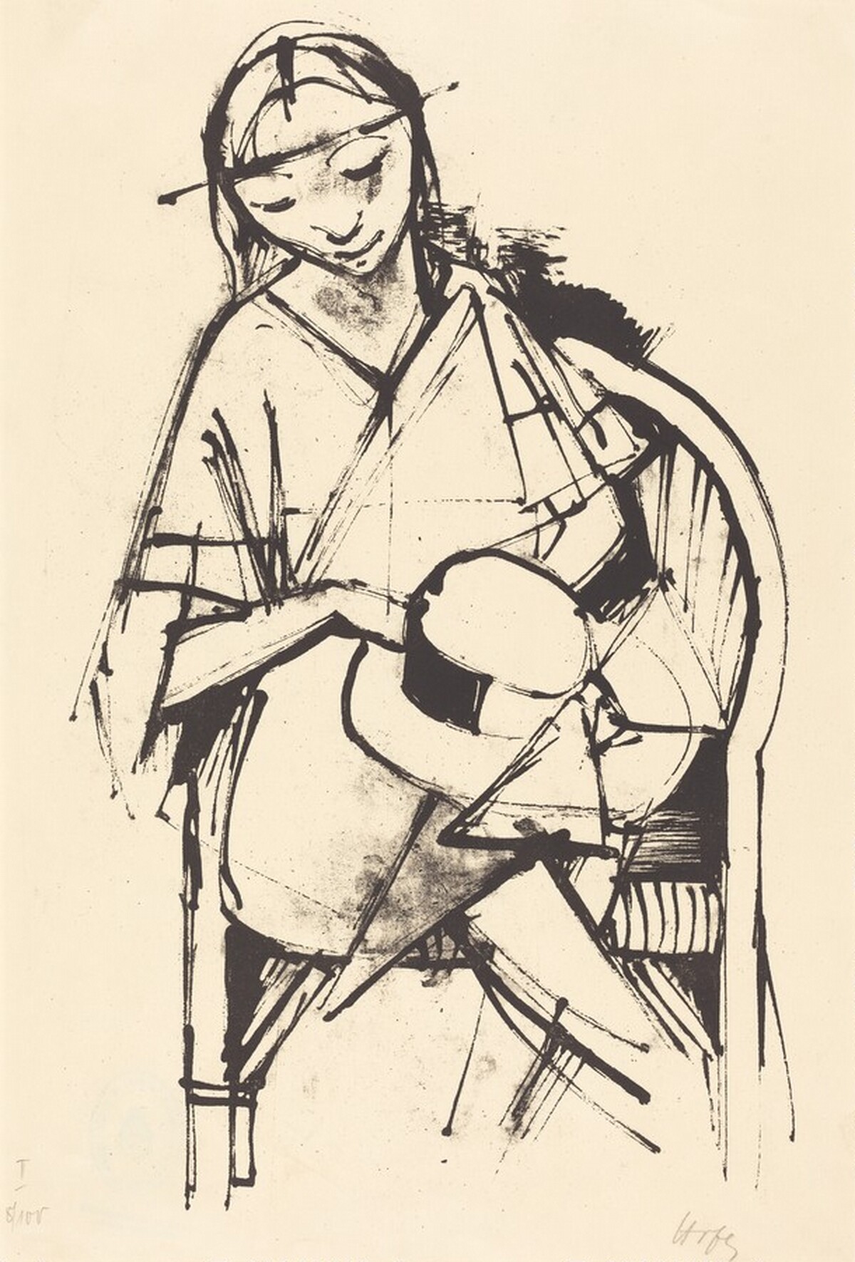 Milliner (Putzmacherin II) by Karl Hofer