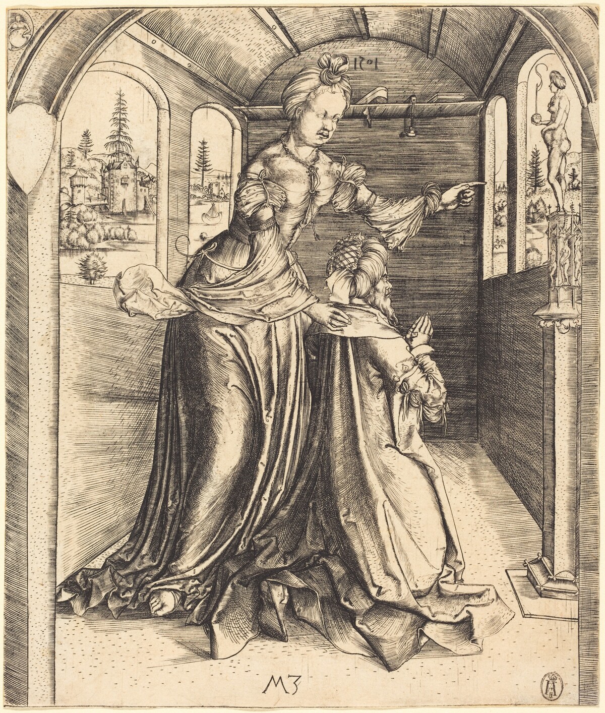 Solomon Worshipping False Gods by Master MZ