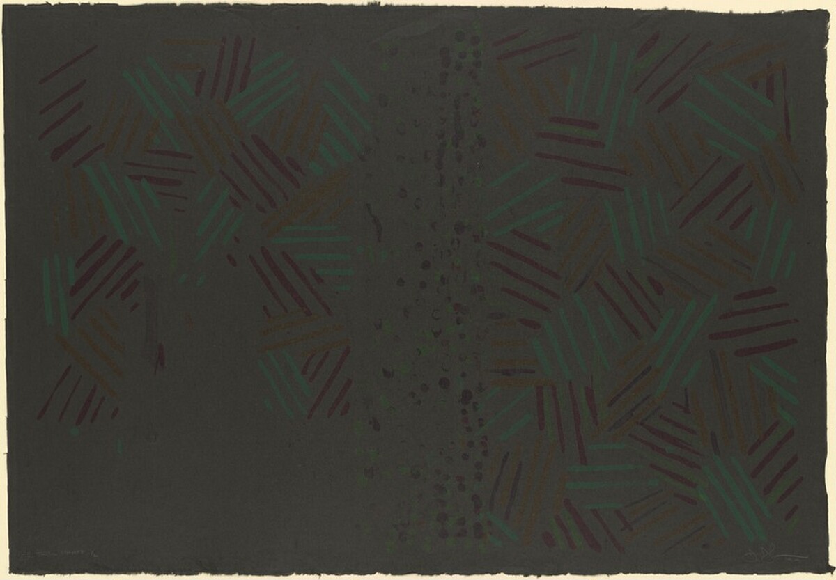 Untitled [trial proof] by Jasper Johns