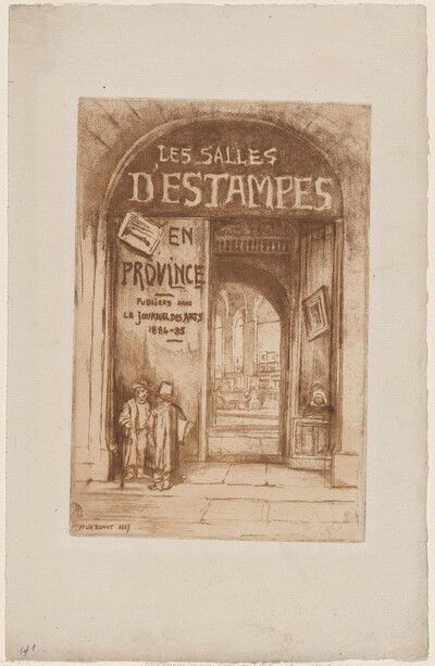 Frontispiece for "Les Salles d'Estampes"