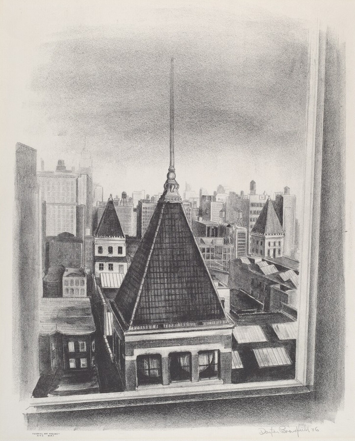 Untitled (New York Rooftops) by Dayton Brandfield