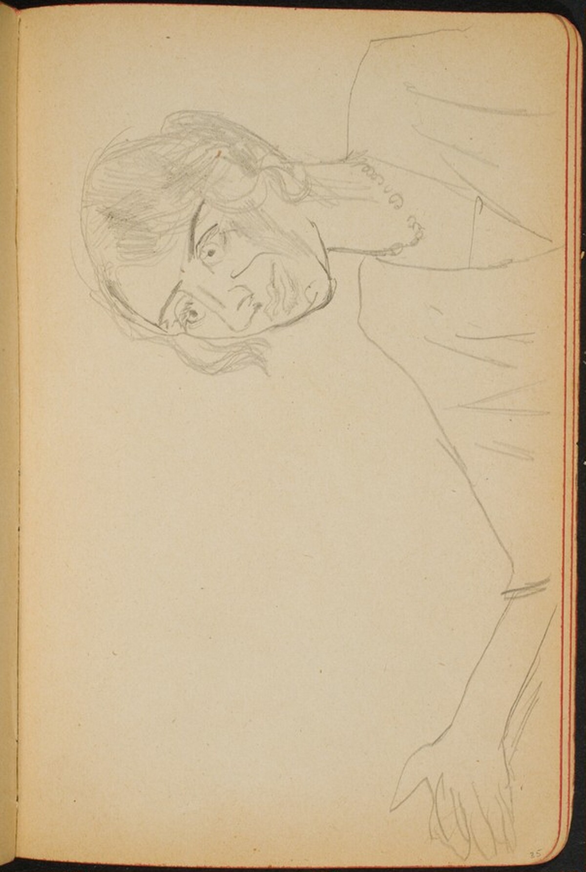 dieselbe Frau (Female Portrait) [p. 35] by Max Beckmann