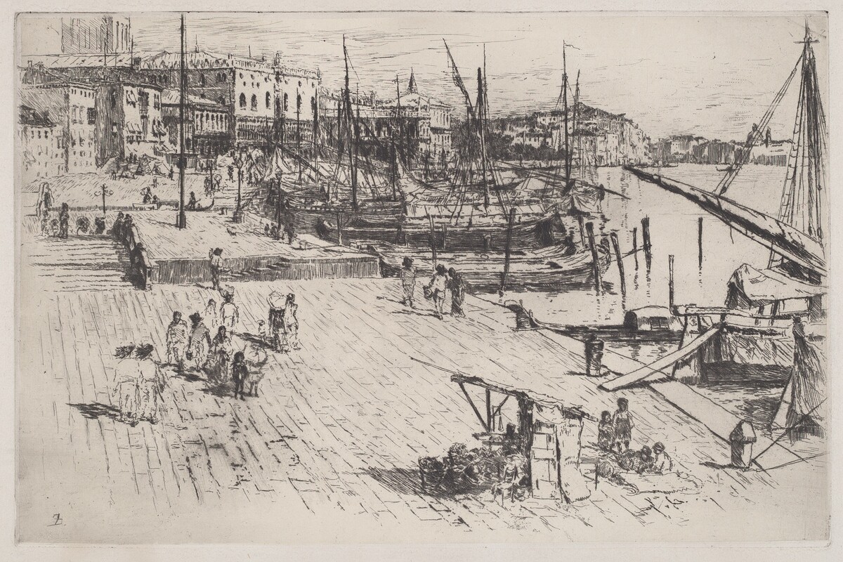 Riva Delgi Schiavoni, No. 1 by Frank Duveneck