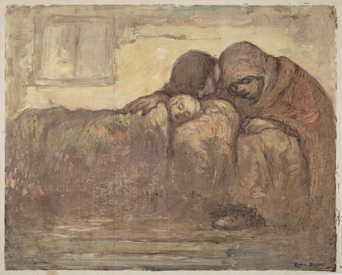 The Sleeping Child by Eugene Higgins