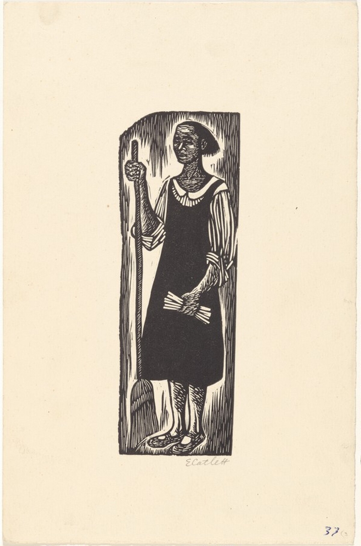 In Other Folk's Homes by Elizabeth Catlett