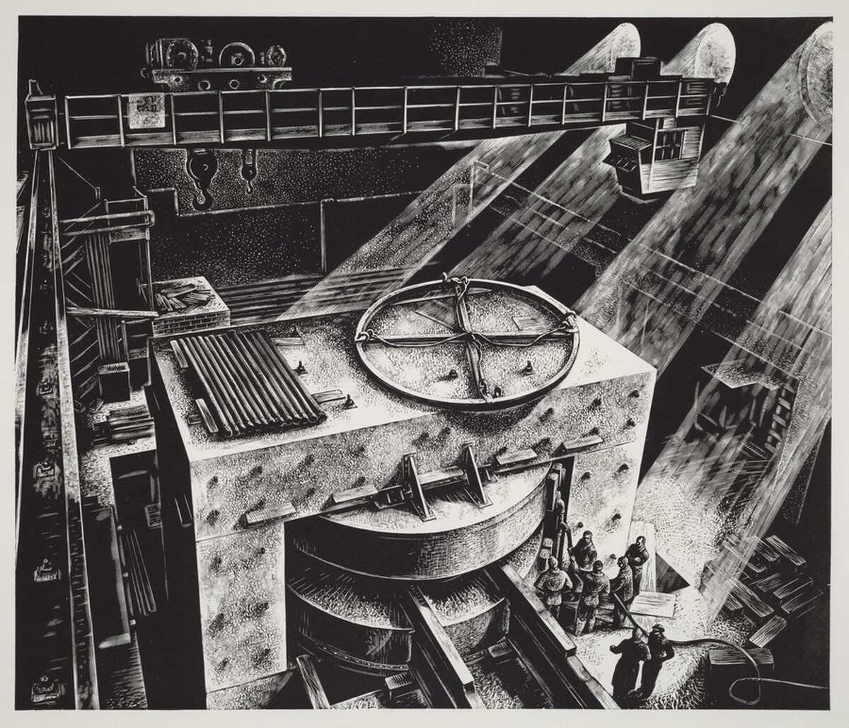 Untitled (Refinery Interior I) by Lynd Kendall Ward