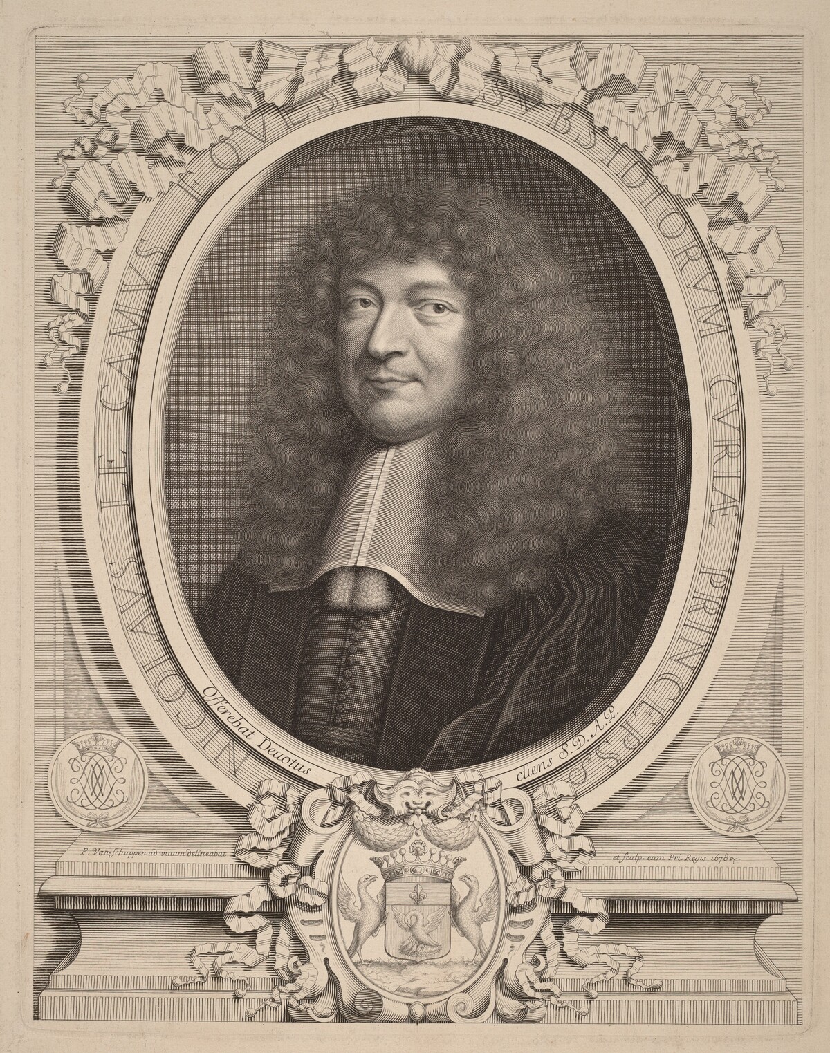 Nicolas Le Camus by Peter Ludwig van Schuppen after Pieter van Mol