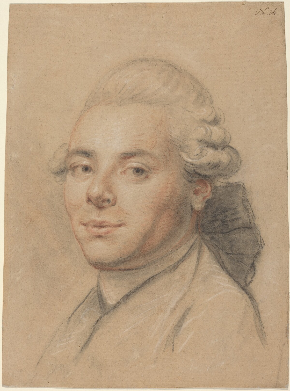 Head of a Gentleman [recto] by Joseph Ducreux