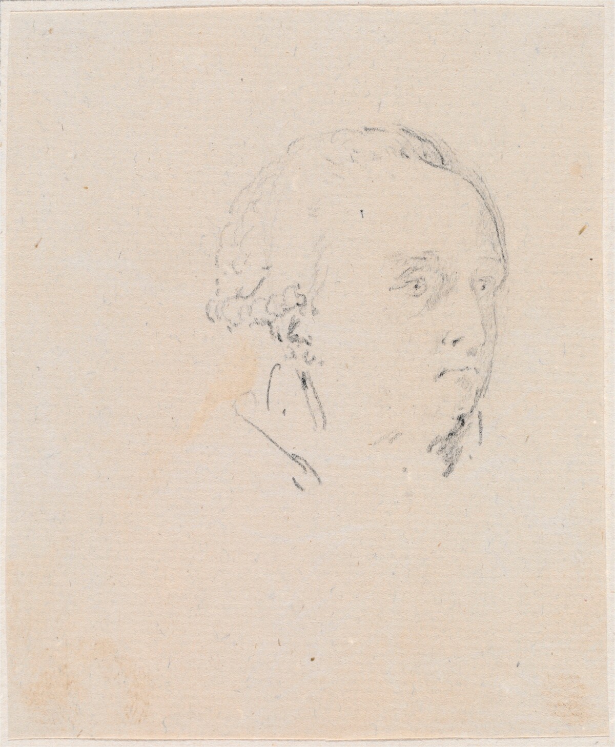 Head of a Man by Hubert Robert