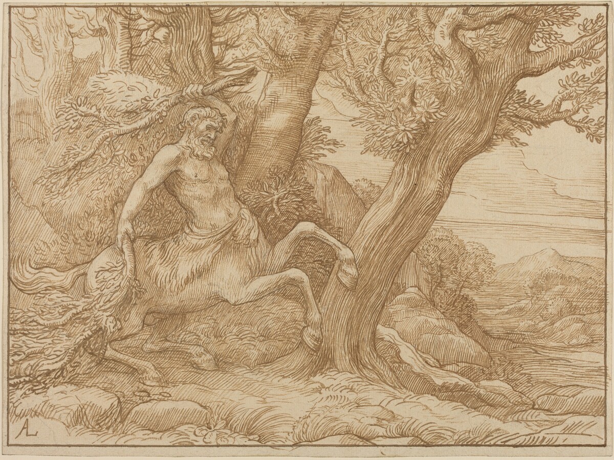 Centaur with Branches by Alphonse Legros