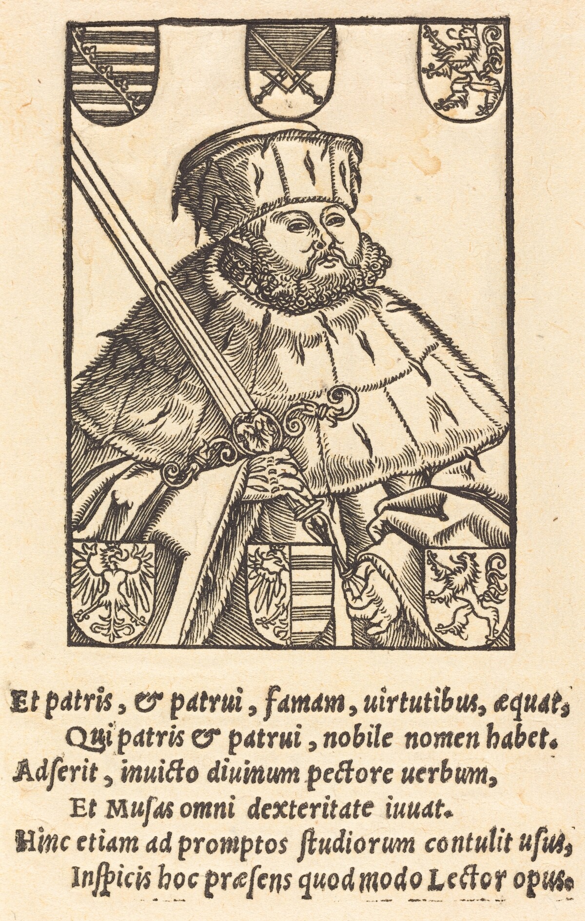 John Frederic the Magnanimous, in Electoral Robes [left] by after Lucas Cranach the Younger