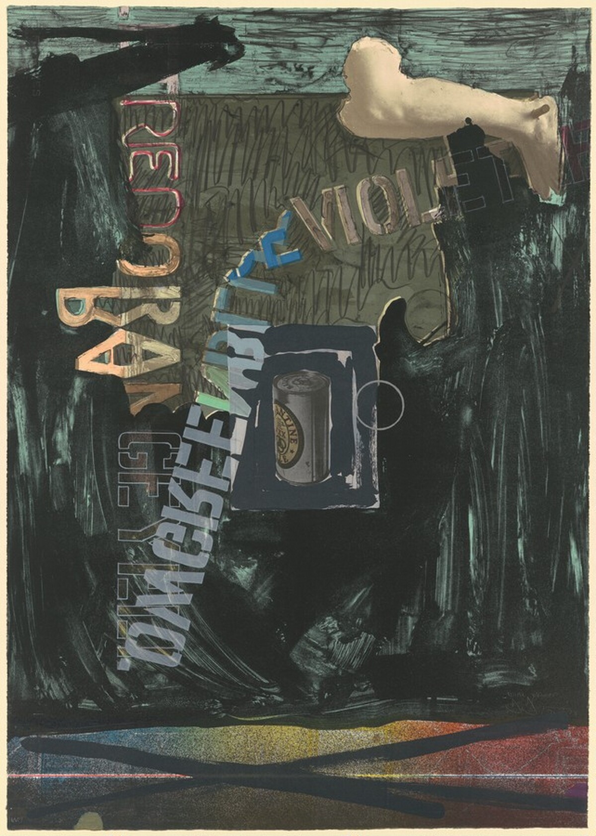 Decoy II [trial proof] by Jasper Johns