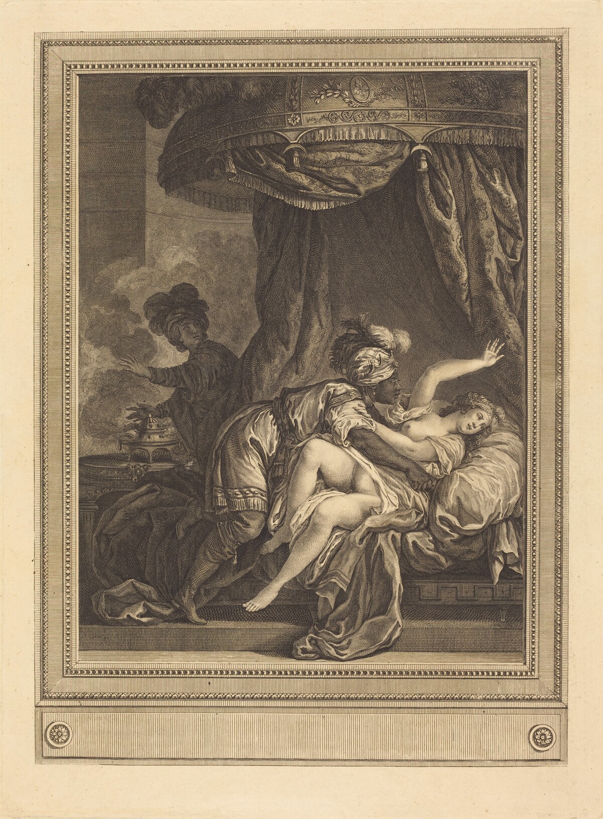 Le roi d'Ethiopie by Gérard Vidal after Charles Monnet
