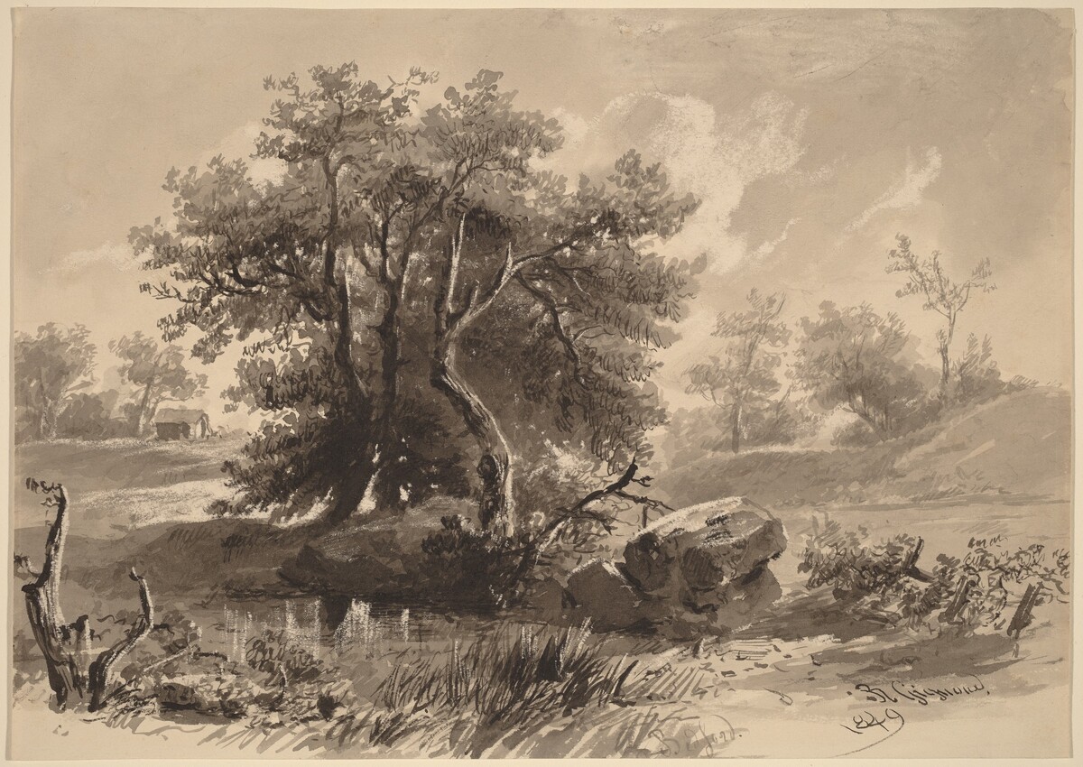 The Trees, Bedford, New York by Régis François Gignoux
