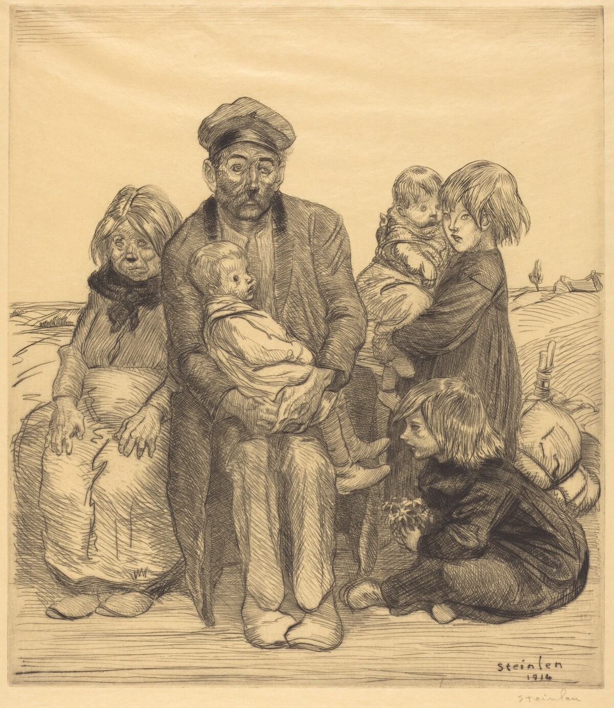 Poor People (Les pauvres gens) by Théophile Alexandre Steinlen