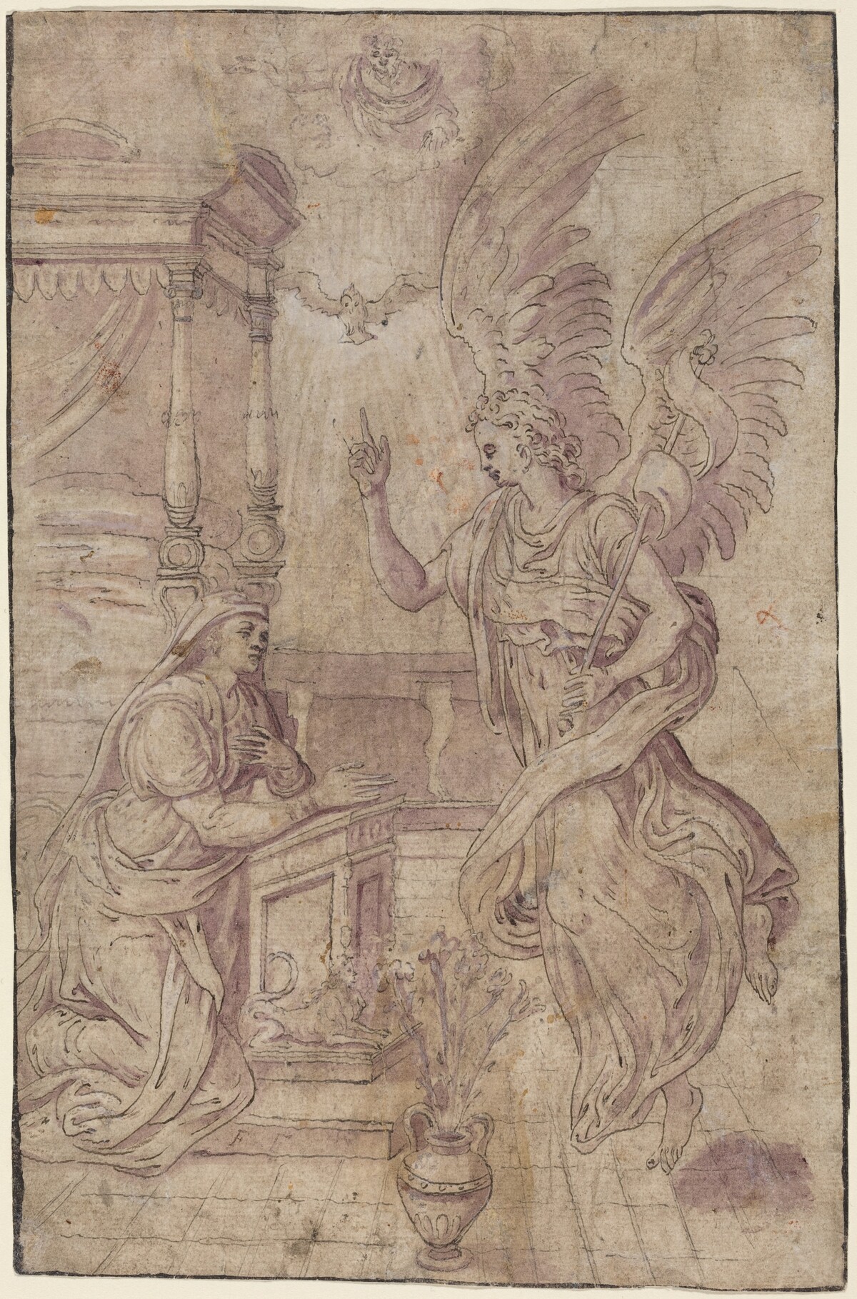 The Annunciation by Follower of Frans Floris I