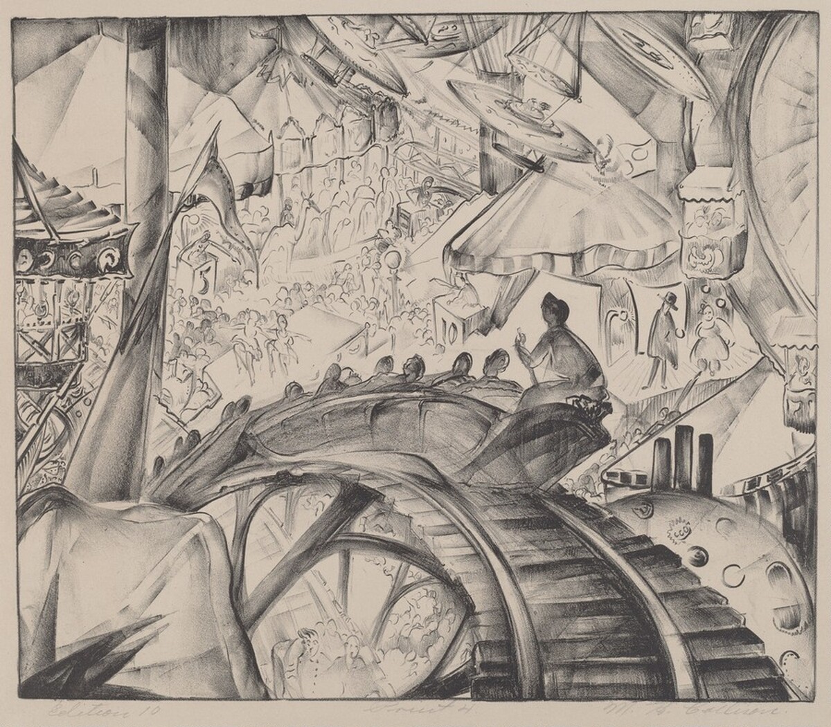Untitled (Amusement Park) by Marjory H. Collison (Nelms)