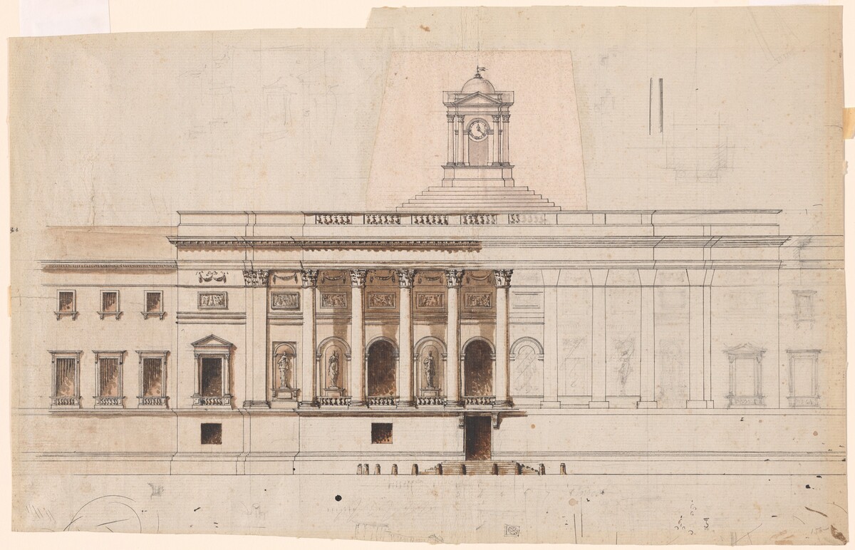 Architectural Study by Giuseppe Valeriani