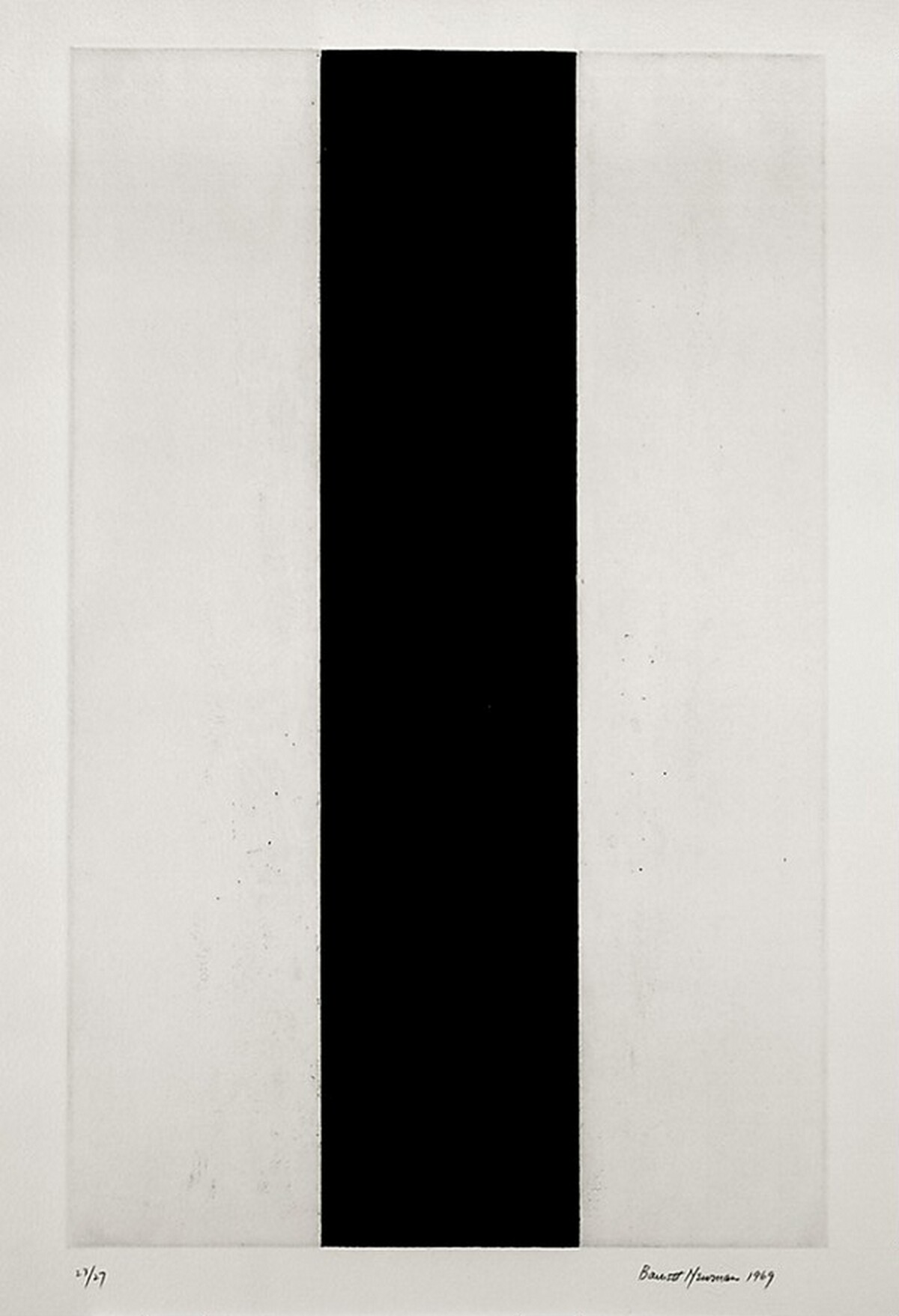 Untitled Etching #2 by Barnett Newman