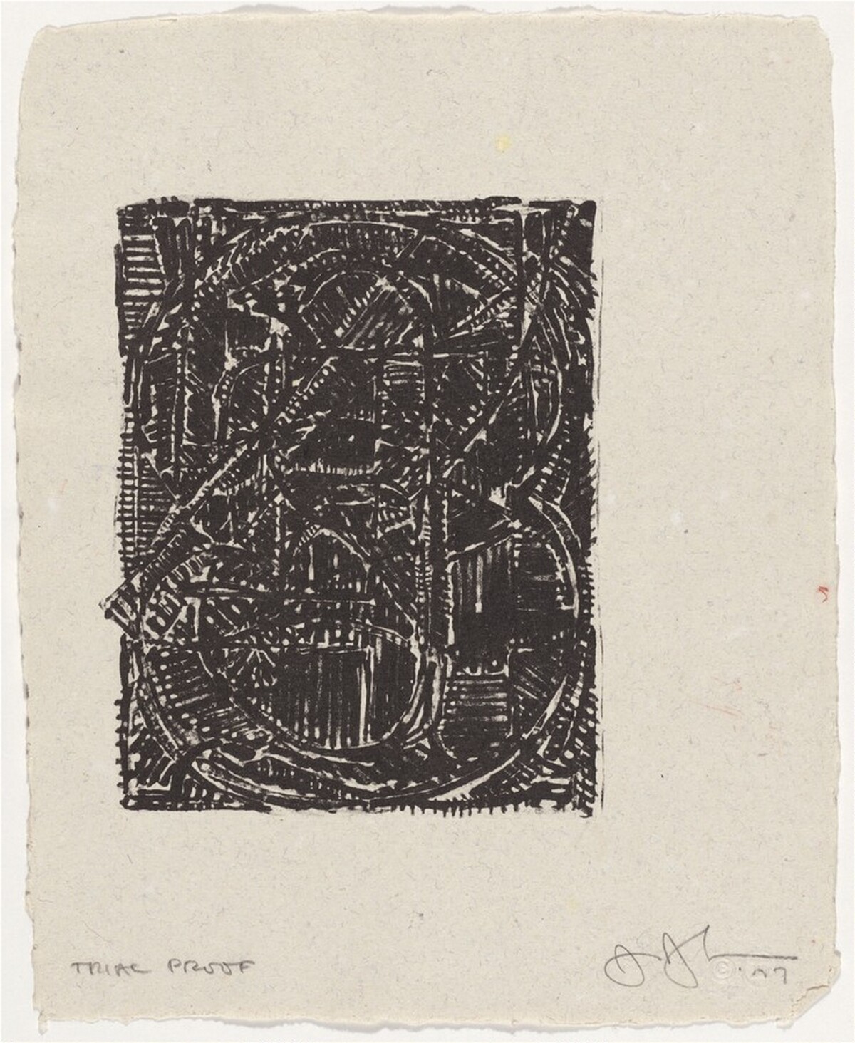 0 through 9 [trial proof] by Jasper Johns