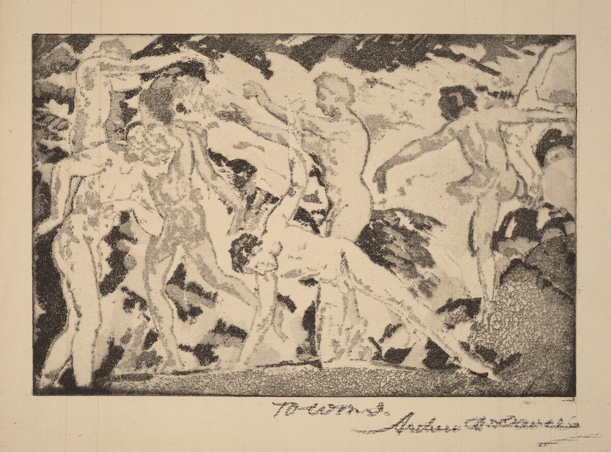 By the Caliban by Arthur B. Davies