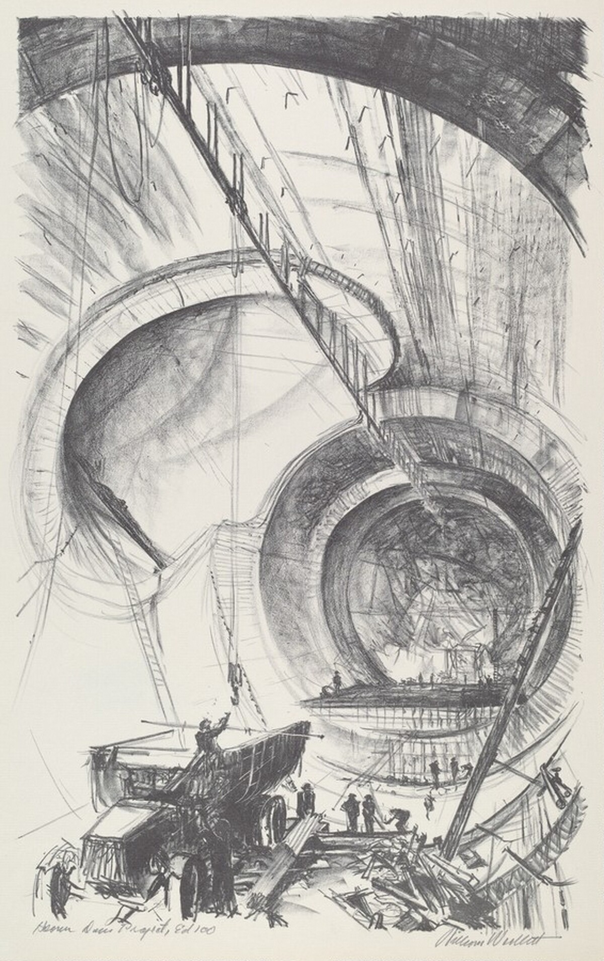 Hoover Dam Project, No.21 by William C. Woollett