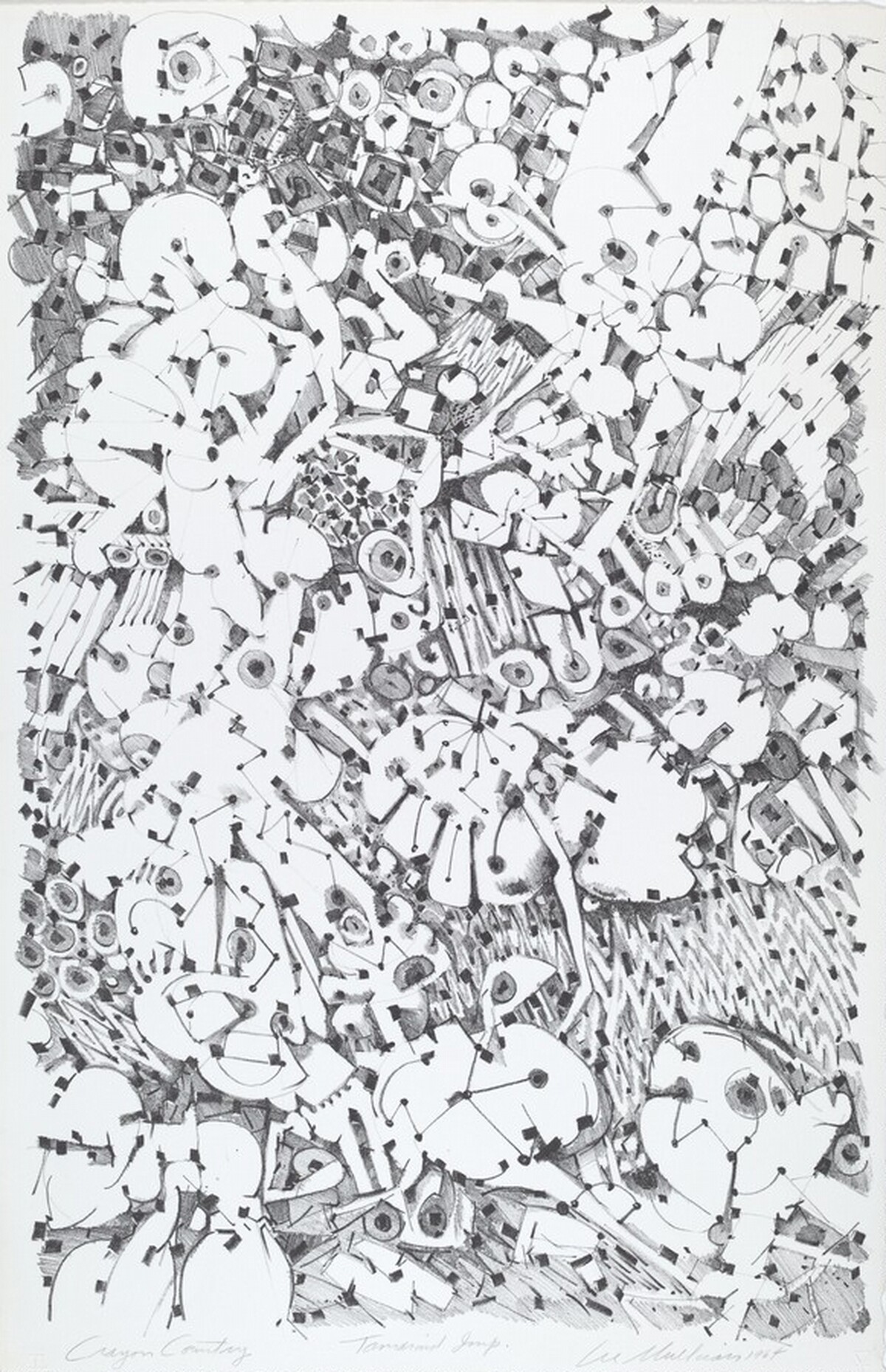 Crayon Country by Lee Mullican