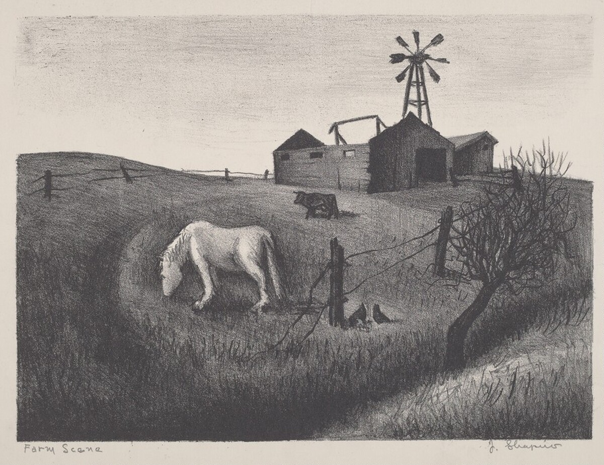 Farm Scene by Joseph Shapiro