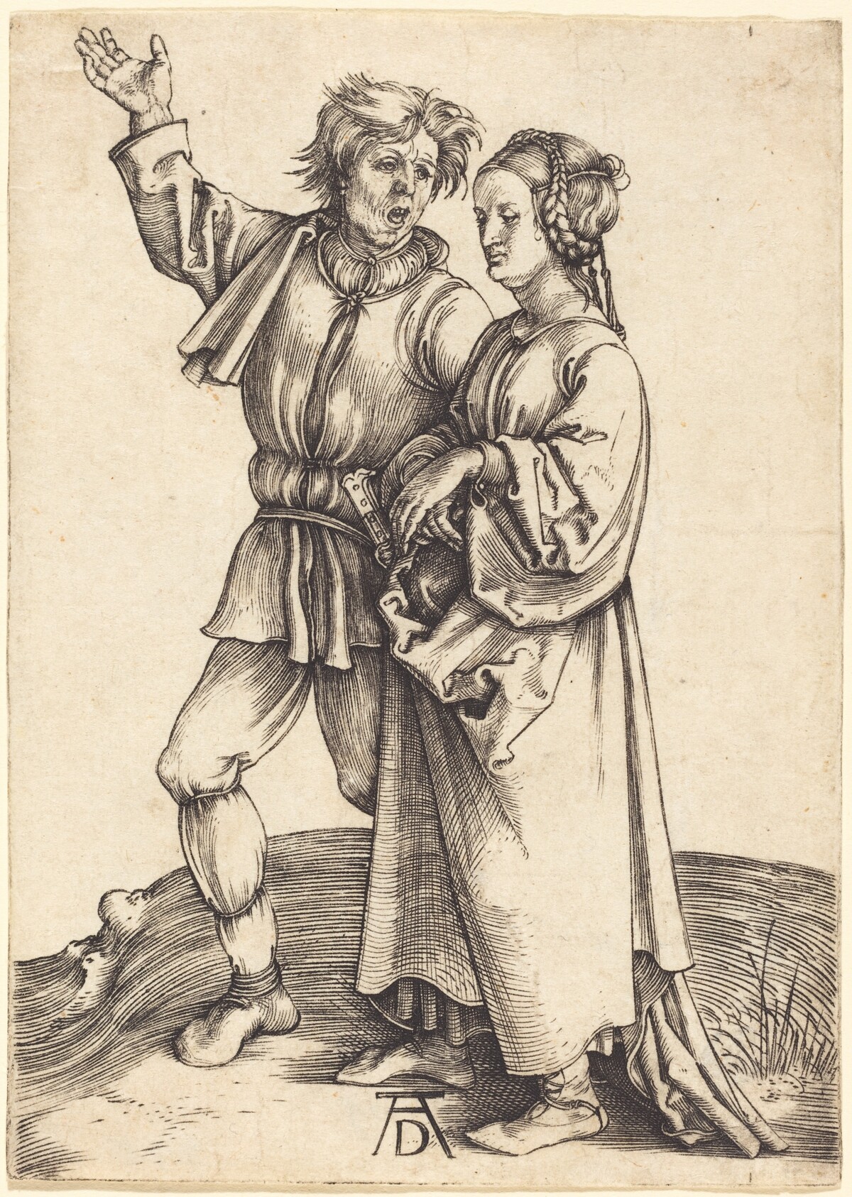 Peasant and His Wife by Albrecht Dürer