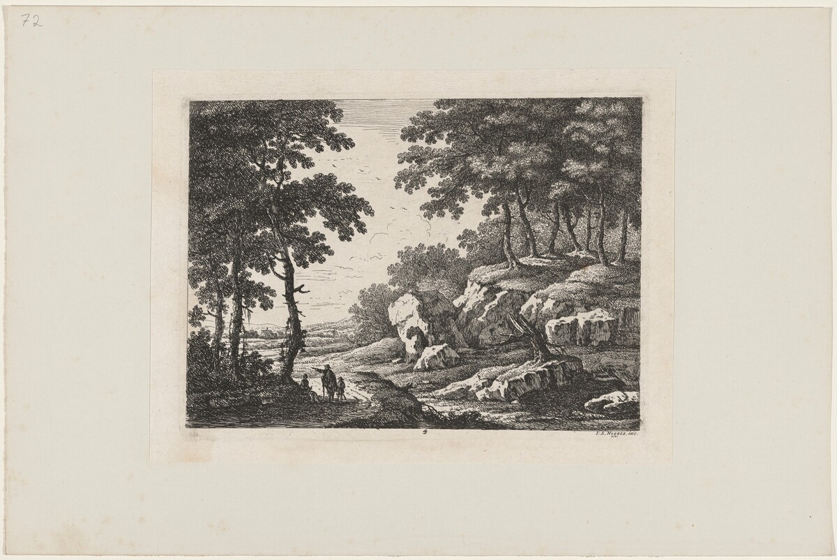 Traveler Pointing the Way by Johann Christoph Dietzsch