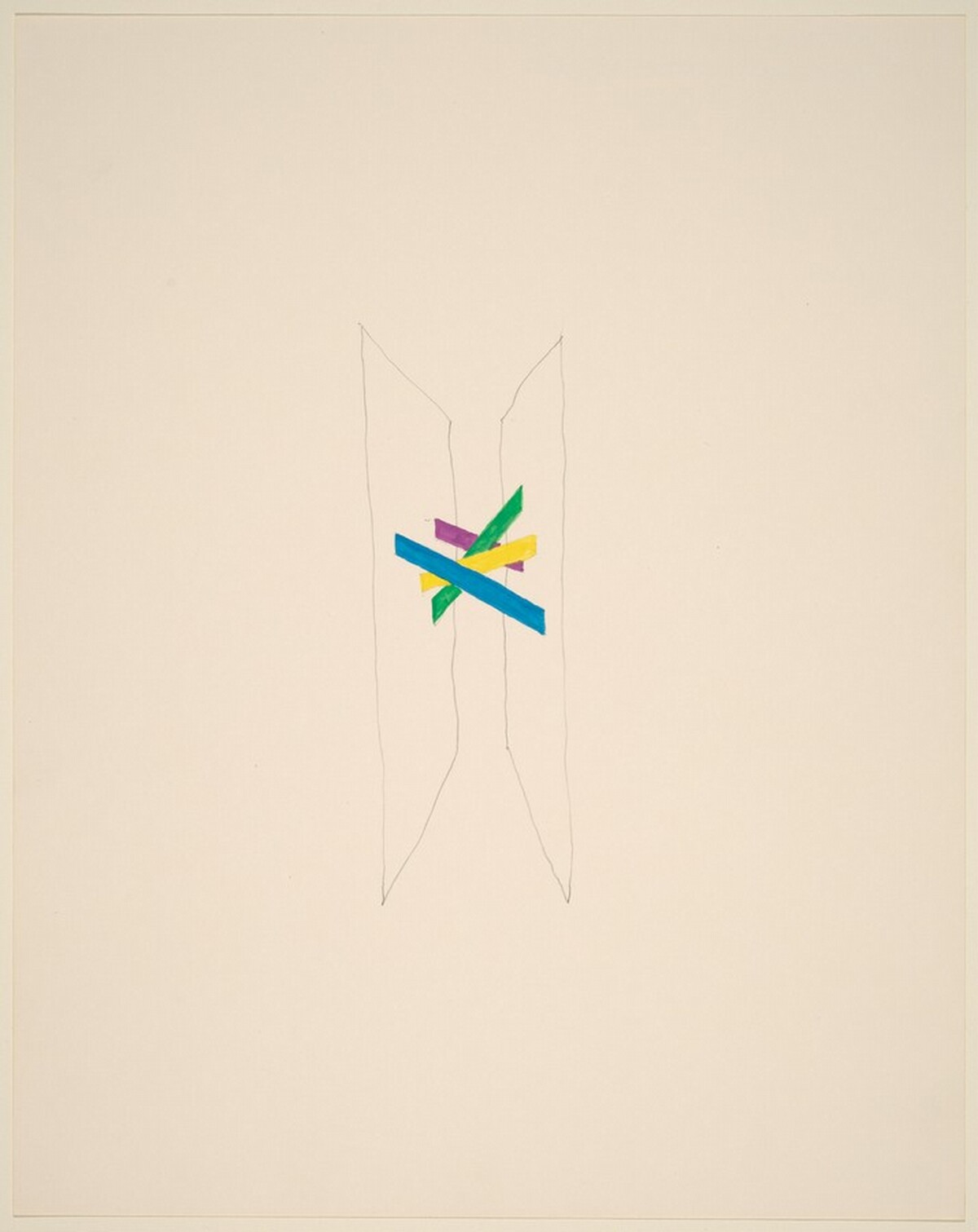 1st Rendering for Yale Piece by Richard Tuttle