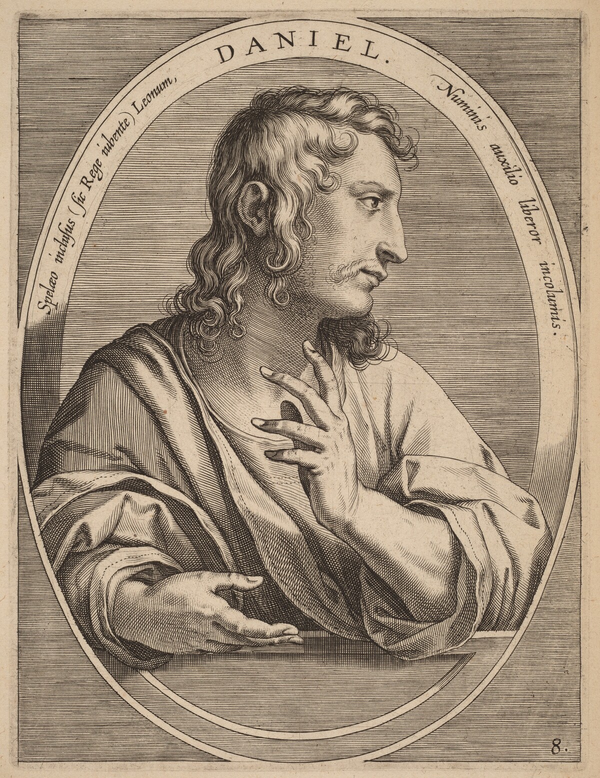 Daniel by Theodor Galle after Jan van der Straet