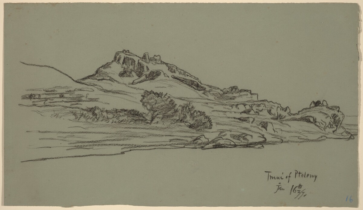 Nile Journey, Tmui of Ptolemy by Elihu Vedder