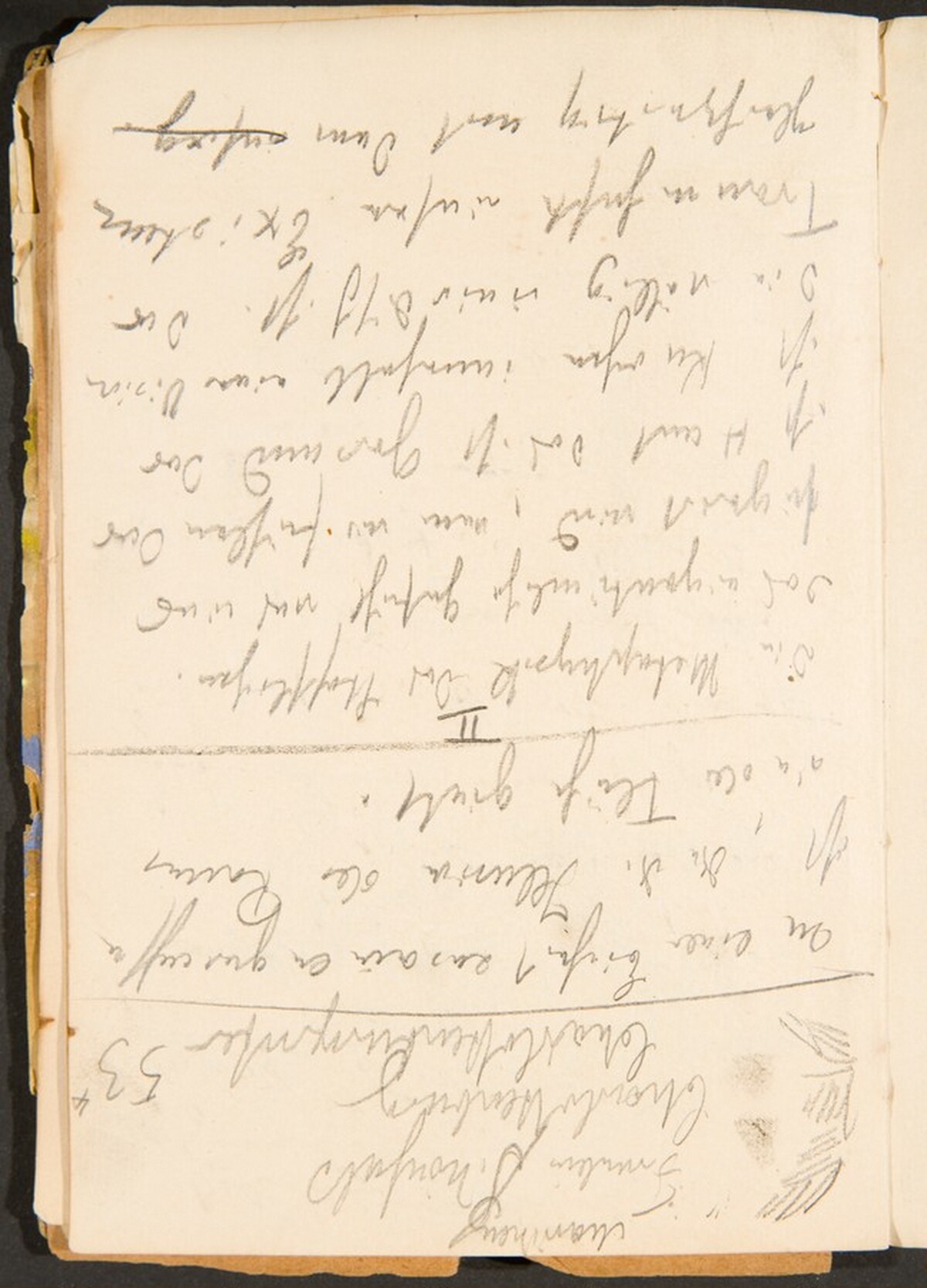 Notizen (Notation) [p. 12] by Max Beckmann