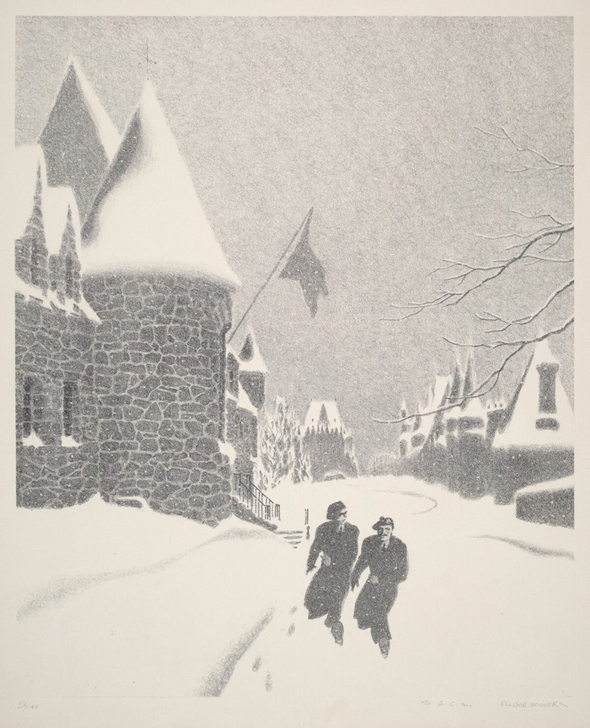 Canadian Snow Storm by Ellison Hoover