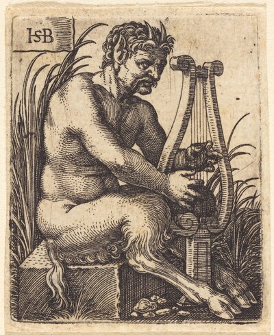 Satyr Playing the Lyre