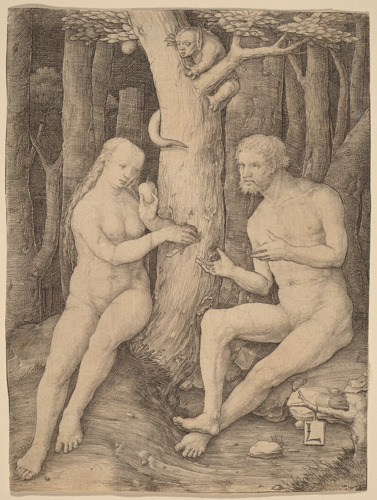 The Fall of Man by Lucas van Leyden