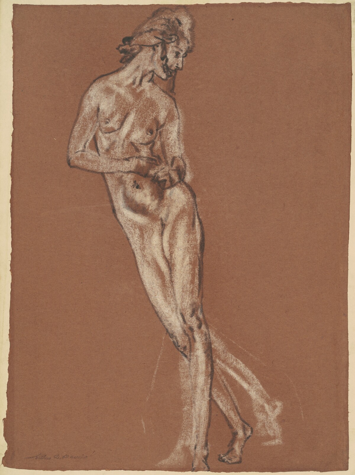 Study for "Stars and Dews and Dreams of Night" by Arthur B. Davies