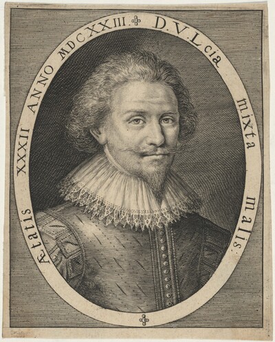 Man With Ruffled Collar