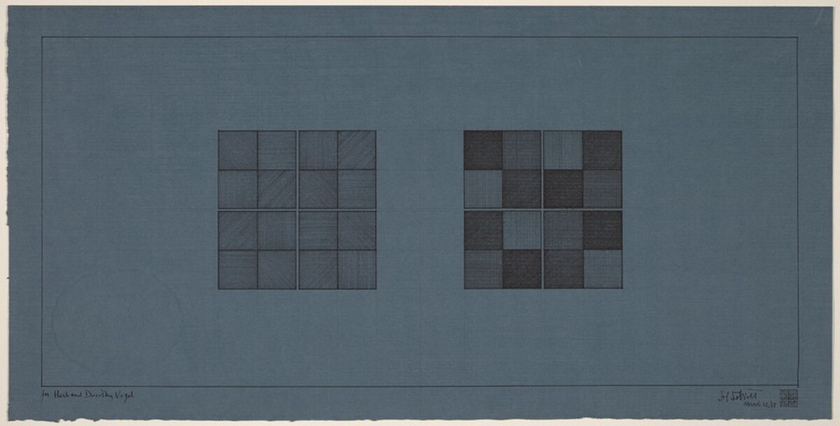 Drawing Series I, II, III, IIII/IA [recto] by Sol LeWitt
