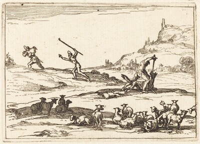 Shepherds Defending their Herds