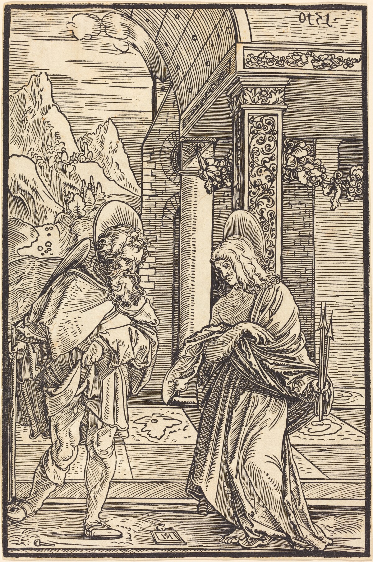 Saint Roch and Saint Sebastian by Hans Leonard Schäufelein