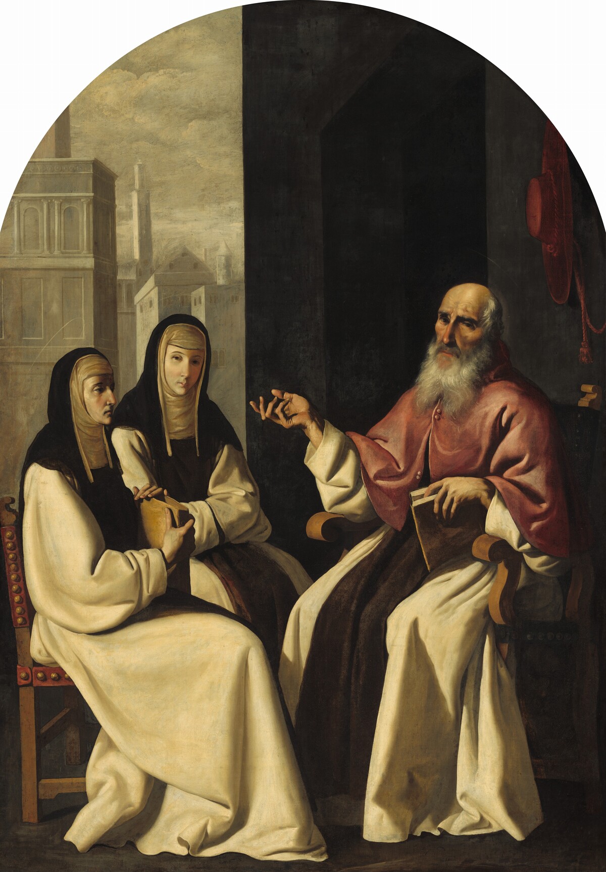 Saint Jerome with Saint Paula and Saint Eustochium by Francisco de Zurbarán and Workshop