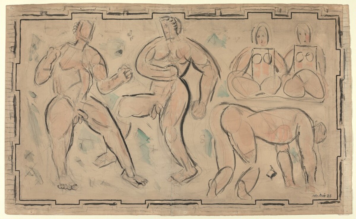 Wall Picture Figures by John Marin