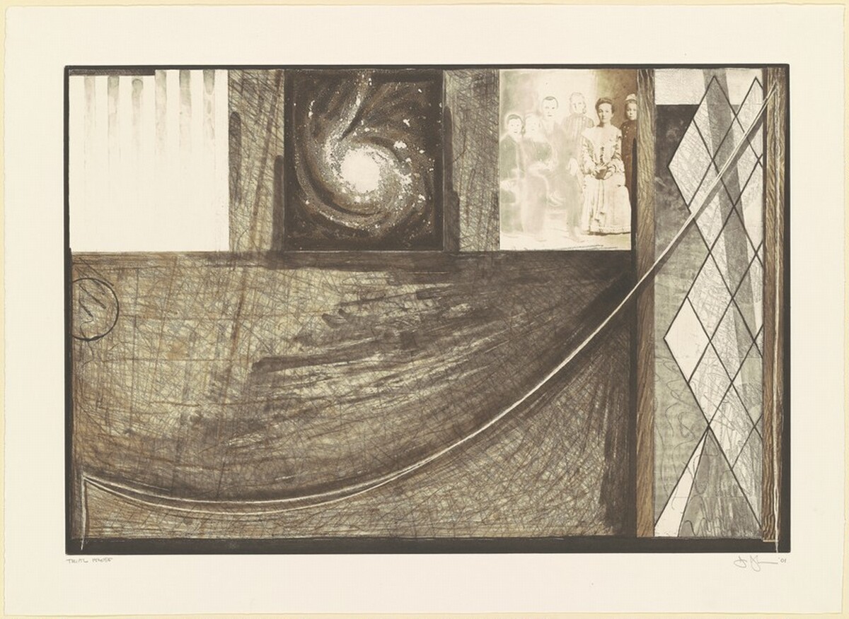 Untitled [trial proof] by Jasper Johns