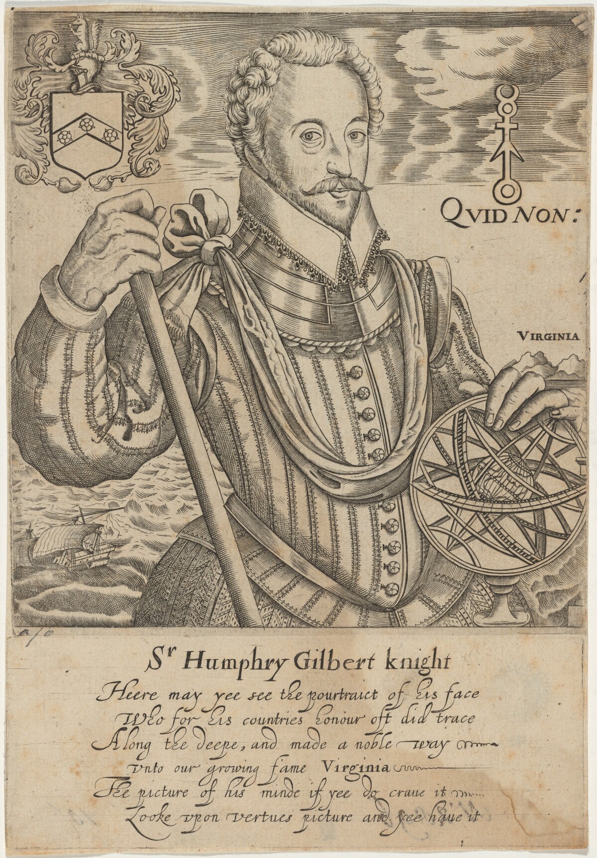 Sir Humphrey Gilbert by Robert Boissard
